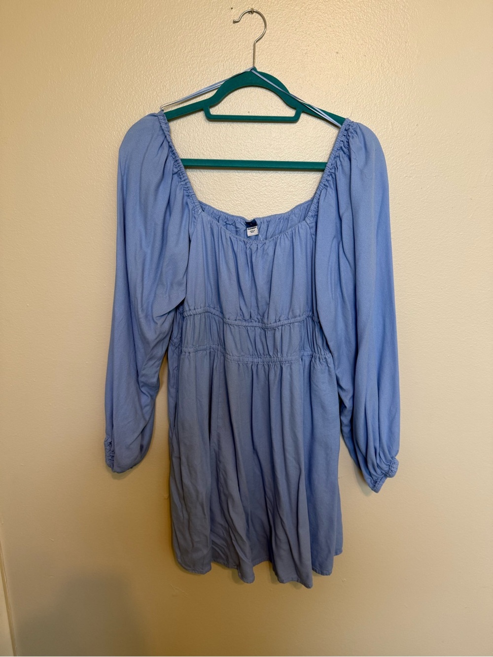 Old Navy Sky Blue Peasant Tunic Dress